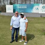 Jeff posed with a YMCE camp leader in Shanghai
