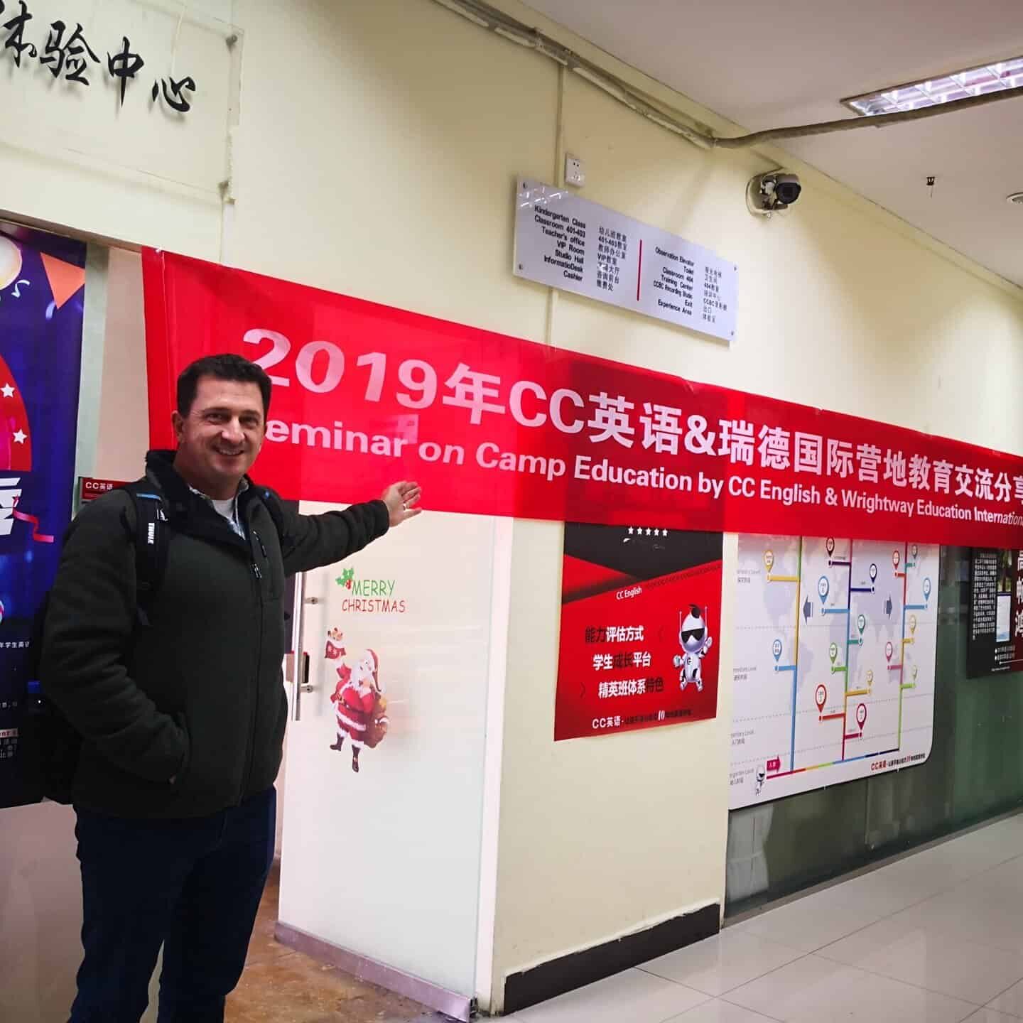 Stuart Jones at an international camp seminar